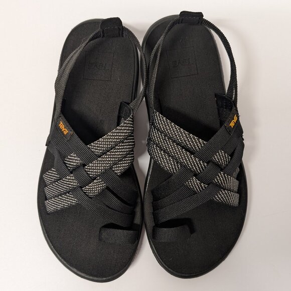 Teva Voya Strappy Sandals in Hera-Black - Size 6 - Picture 3 of 16